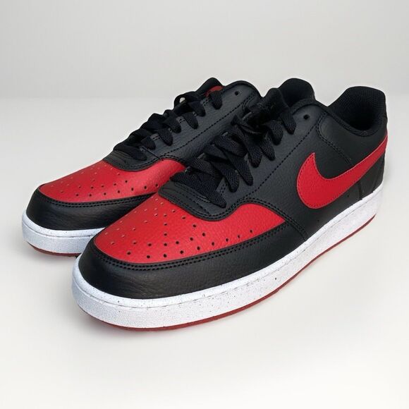 Nike Court Vision LO NN Men’s 10.5 Basketball Sneaker Black University Red White main image 6